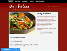 Tablet Screenshot of maypalacevail.net